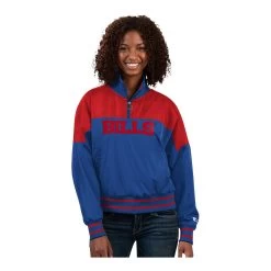 Ladies Bills Starter Retro 1/2 Zip Pullover