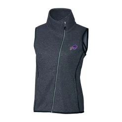 Cutter & Buck Ladies Mainsail Sweater-Knit Full Zip Vest
