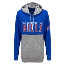 Ladies Bills Zubaz Crossover Hooded Sweatshirt