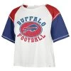 Ladies Bills '47 Brand Center Stage Crop T-Shirt