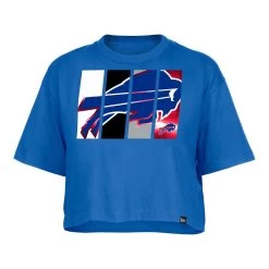 Ladies Bills New Era Panel Logo T-Shirt