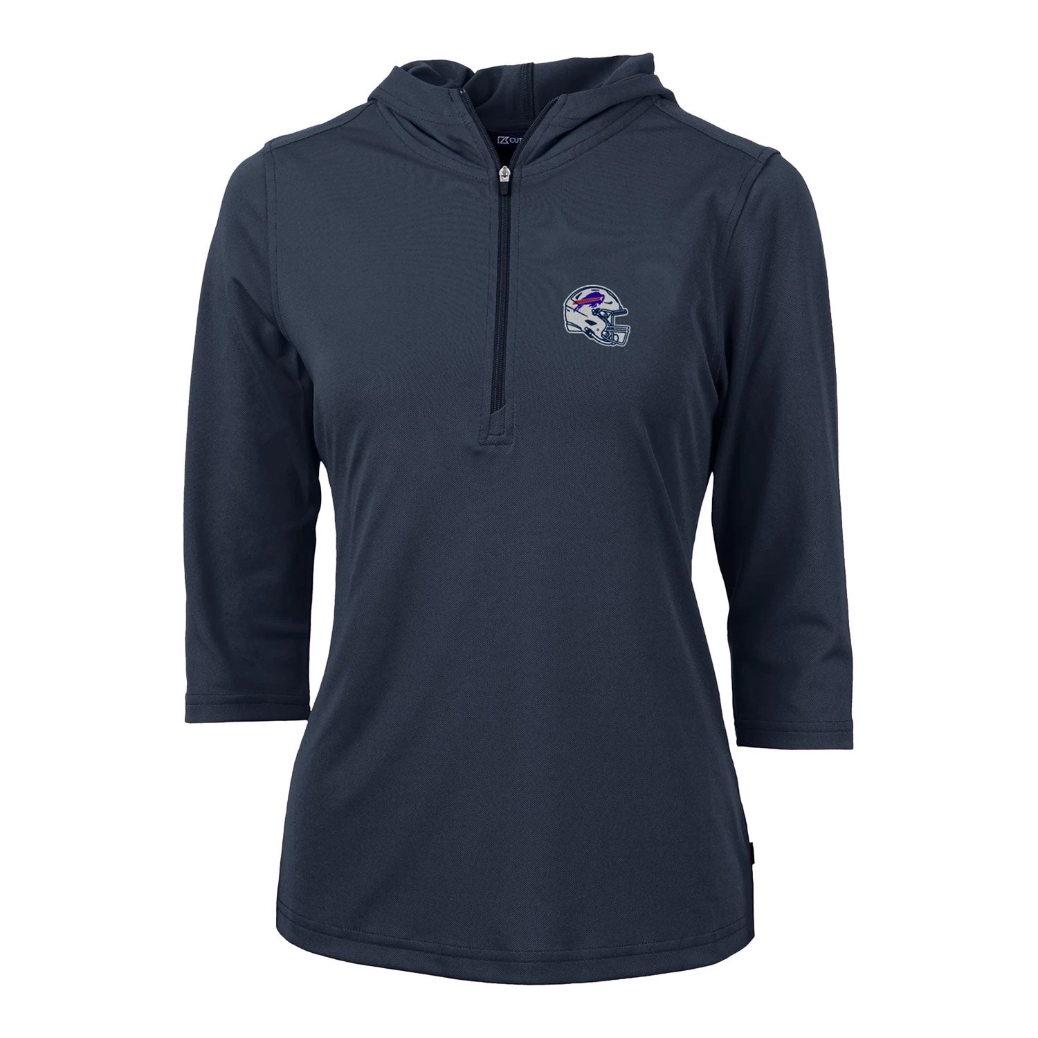 Ladies Cutter & Buck Virtue Eco Pique Half Zip Hooded Pullover 3 Ladies Cutter & Buck Virtue Eco Pique Half Zip Hooded Pullover