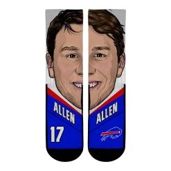 Bills Josh Allen Game Face Socks