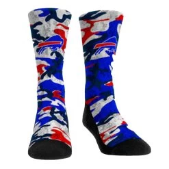 Rock 'Em Bills Team Color Camo Socks