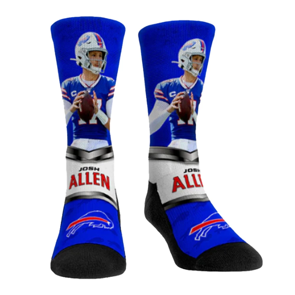 Rock 'Em Bills Josh Allen Highlight Socks 3 Rock 'Em Bills Josh Allen Highlight Socks