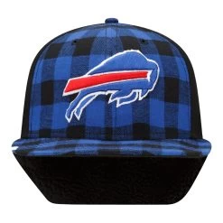 New Era Bills 59FIFTY Dog Ear Plaid Fitted Hat -Sport Clothing Shop BILLMH1150E