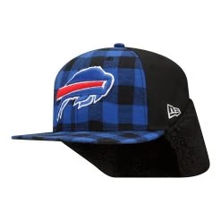 New Era Bills 59FIFTY Dog Ear Plaid Fitted Hat -Sport Clothing Shop BILLMH1150F