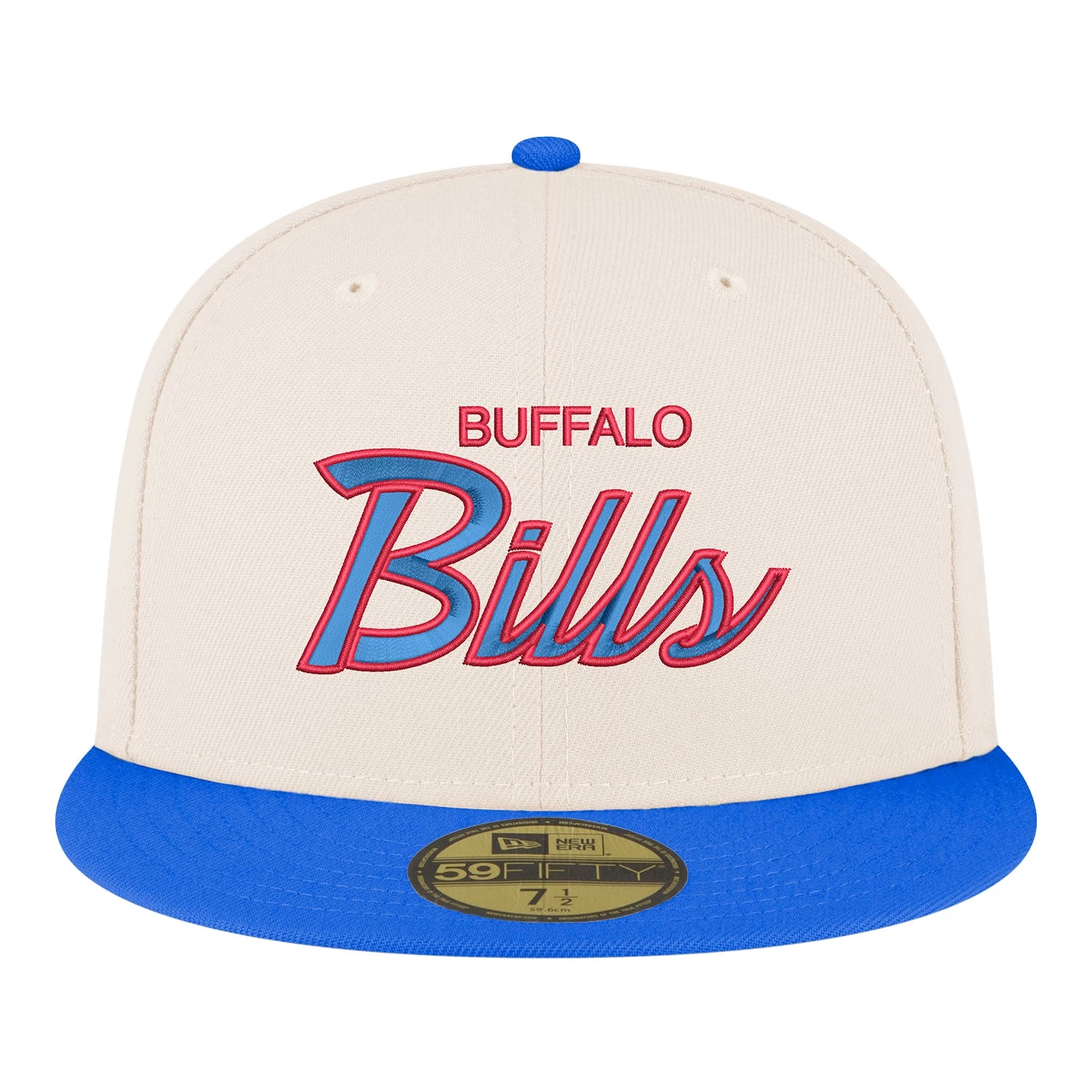 New Era Bills 59FIFTY Chrome Script Fitted Hat 5 New Era Bills 59FIFTY Chrome Script Fitted Hat - Image 3