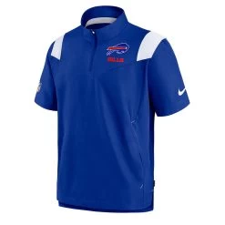 Nike Bills 1/4 Zip Coach Short Sleeve Jacket