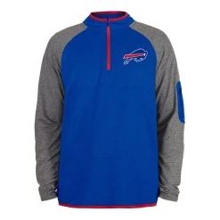 New Era Bills Team Logo 1/4 Zip Jacket