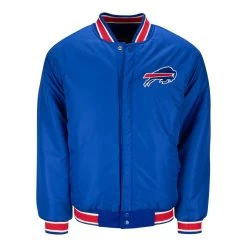 JH Design Buffalo Bills Helmet Reversible Button-Up Jacket -Sport Clothing Shop BILLMJ0084 A1