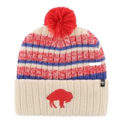 '47 Brand Buffalo Bills Tavern Cuff Stripe Knit Hat
