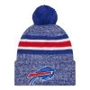 Bills 2023 New Era Sideline Cuffed Pom Knit Hat