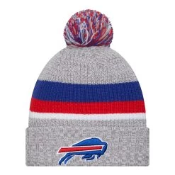 New Era Bills Heathered Pom Knit Hat