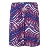 Zubaz Bills Zebra Print Shorts -Sport Clothing Shop BILLMP0013 A