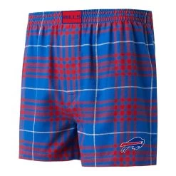 Concepts Sport Buffalo Bills Plaid Boxer