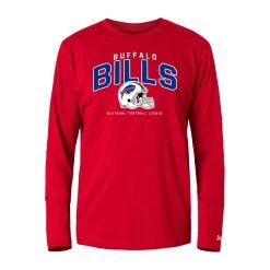New Era Bills Team Helmet Long Sleeve T-Shirt