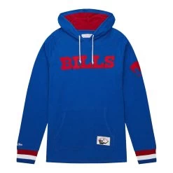 Mitchell & Ness Buffalo Bills Legendary Slub Long Sleeve Hooded T-Shirt