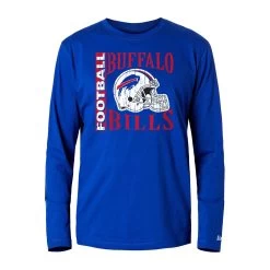 New Era Bills Helmet Long Sleeve T-Shirt