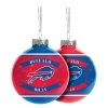 FOCO Buffalo Bills 2 Pack Glass Ball Ornament -Sport Clothing Shop BILLNV0366A
