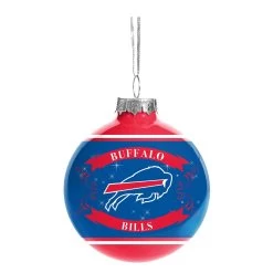 FOCO Buffalo Bills 2 Pack Glass Ball Ornament -Sport Clothing Shop BILLNV0366C