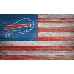 Bills Distressed Flag Sign