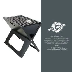 Picnic Time Bills X-Grill Portable Charcoal BBQ Grill -Sport Clothing Shop BILLNV525900E