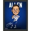 Highland Mint Josh Allen Buffalo Bills Framed Dynamo -Sport Clothing Shop BILLNV527000