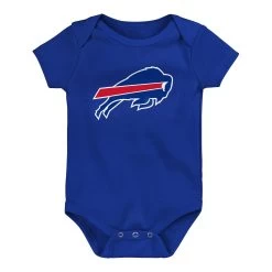 Outerstuff Infant Born To Be Bills Onesie 3-Pack -Sport Clothing Shop BILLYI0022D