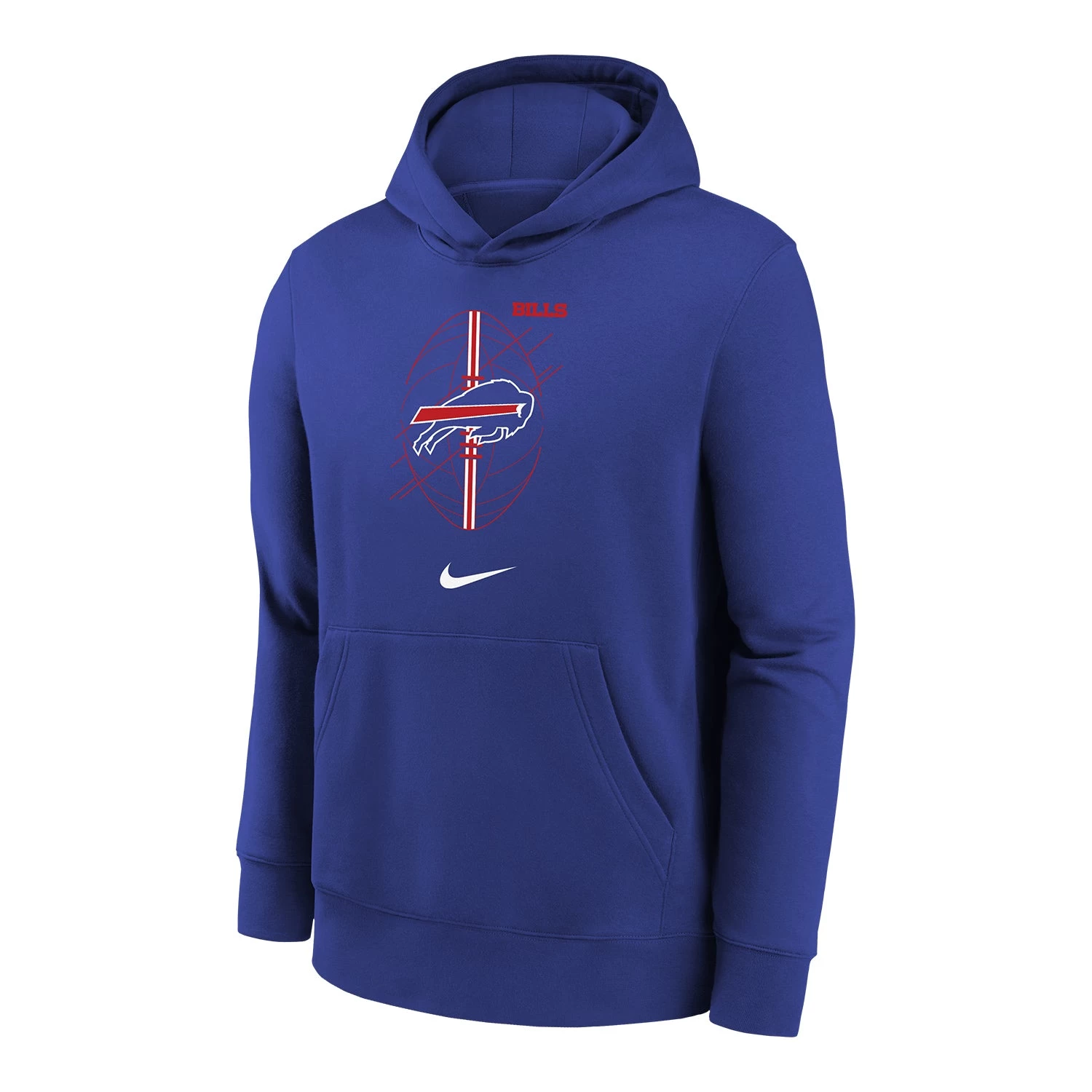Youth Nike Icon Club Bills Hooded Sweatshirt 3 Youth Nike Icon Club Bills Hooded Sweatshirt