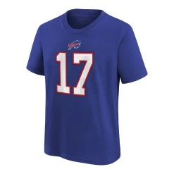 Youth Nike Josh Allen Name & Number T-Shirt -Sport Clothing Shop BILLYT0054A