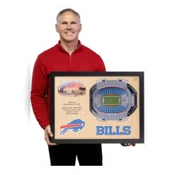 Buffalo Bills 25 Layer StadiumView 3D Wall Art -Sport Clothing Shop buffalo bills 25 swa alt3