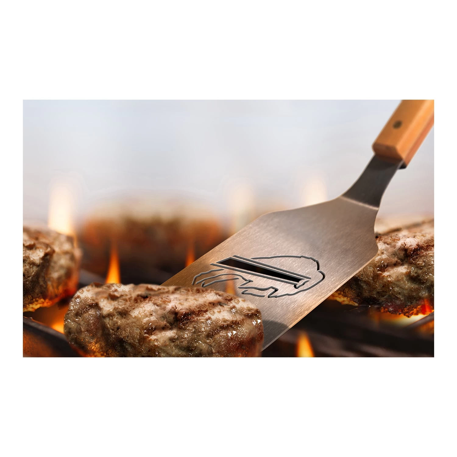 Buffalo Bills Classic Wood 3pc Classic BBQ Set 5 Buffalo Bills Classic Wood 3pc Classic BBQ Set - Image 3